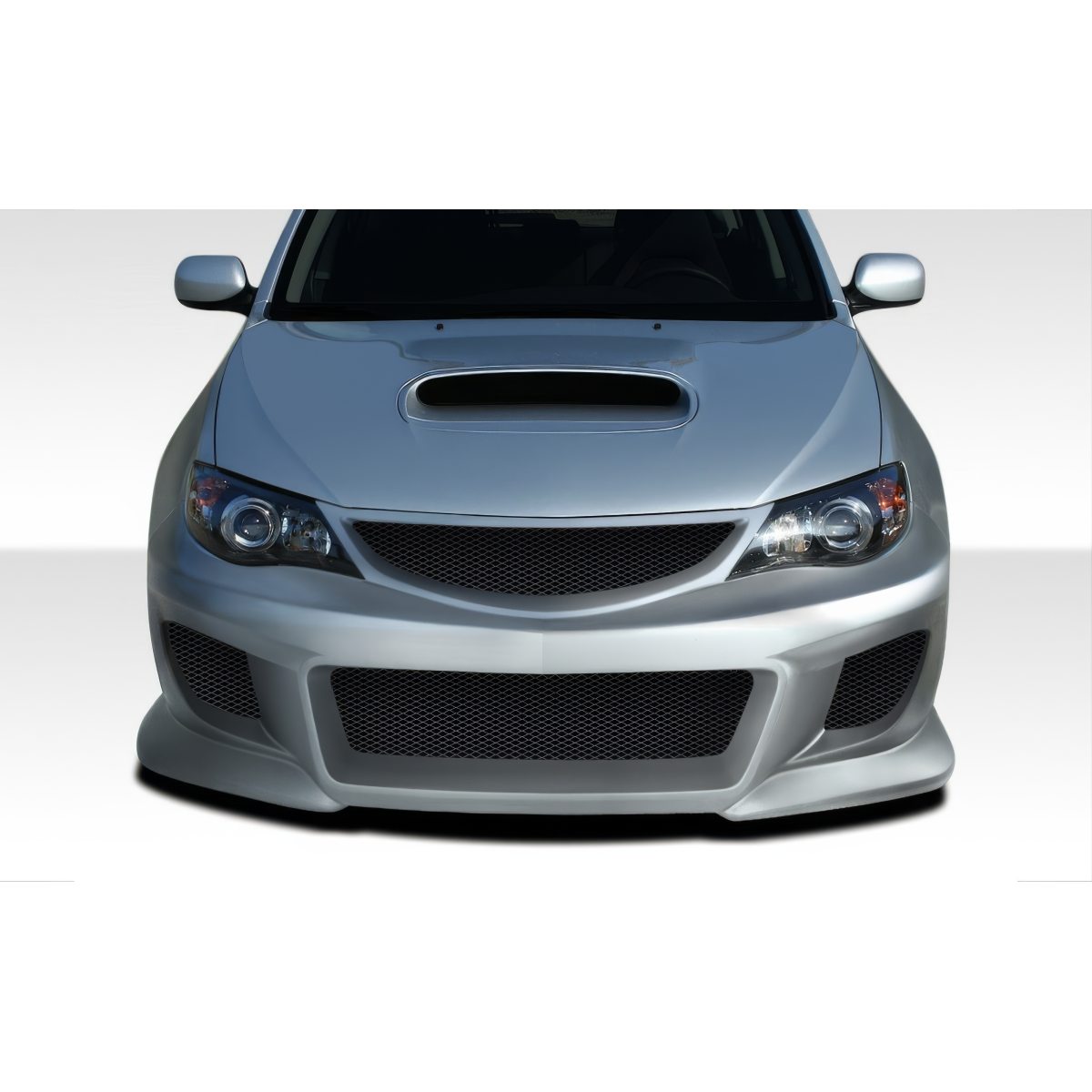 Modify your Subaru Impreza 2008 with our Exterior/Front Bumpers or Lips - Front angle view of a car part