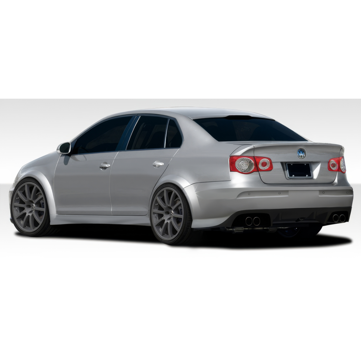 Modify your Volkswagen Jetta 2005 with our Exterior/Rear Bumpers or Lips - View is from rear quarter angle