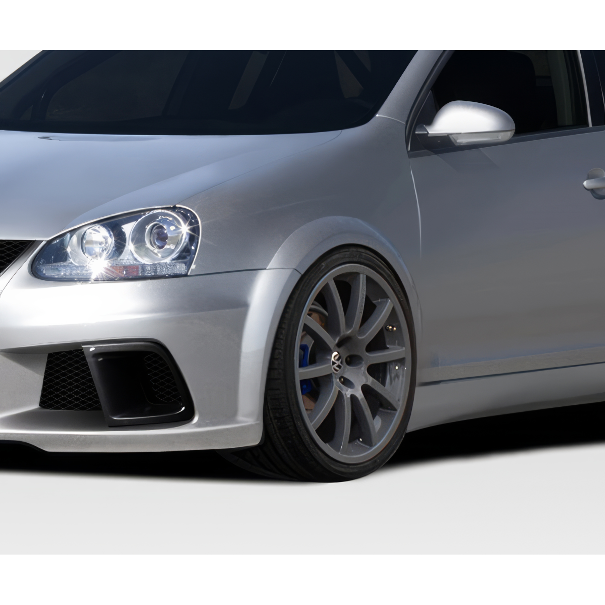 Modify your Volkswagen Jetta 2005 with our Exterior/Fenders - Angled view showing front fenders and wheels