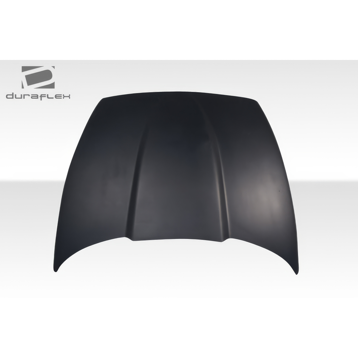 Modify your Dodge Ram 1994 with our Exterior/Hoods - Front view of a car hood at a straight angle