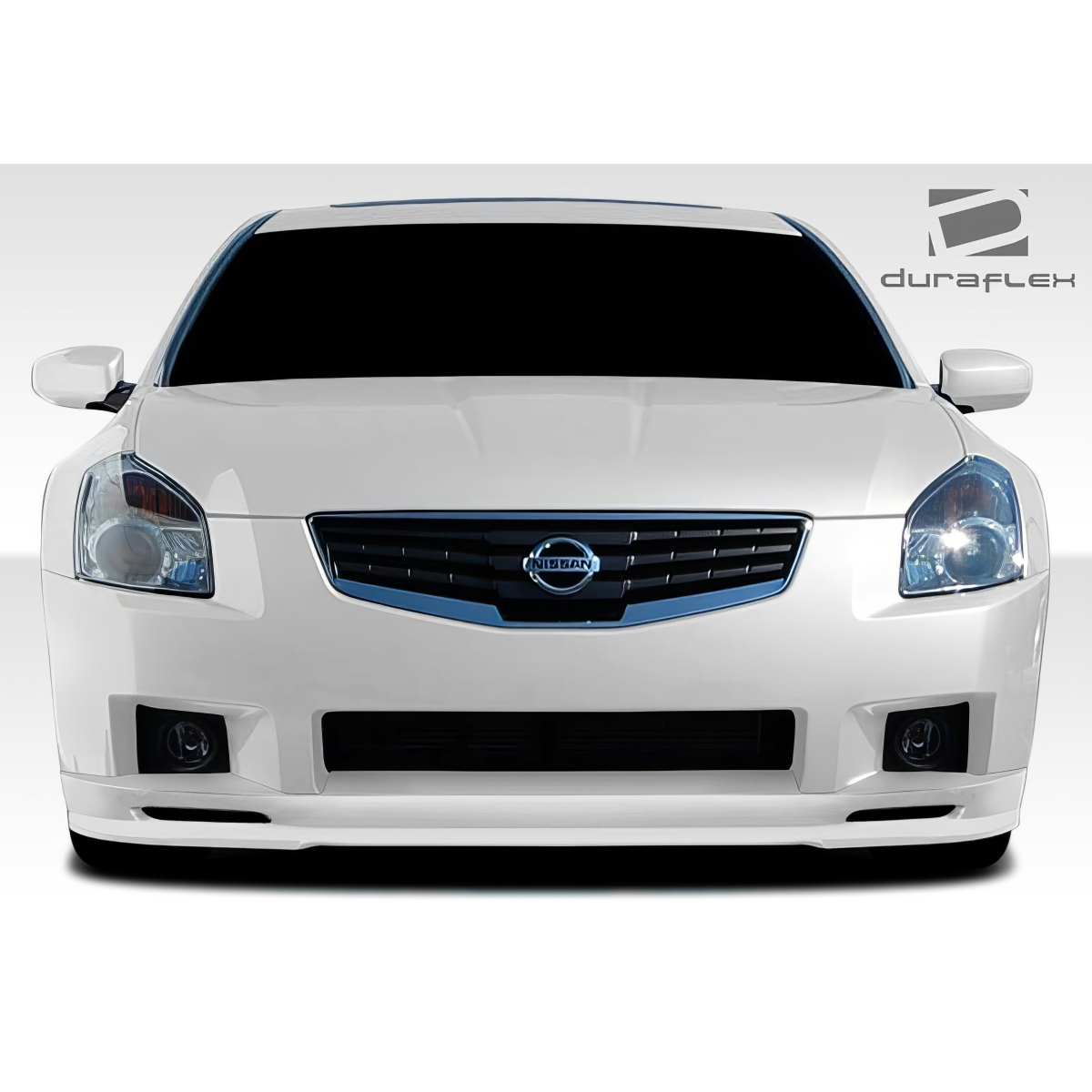 Modify your Nissan Maxima 2007 with our Exterior/Front Bumpers or Lips - Front view of a Nissan Maxima likely at zero degrees