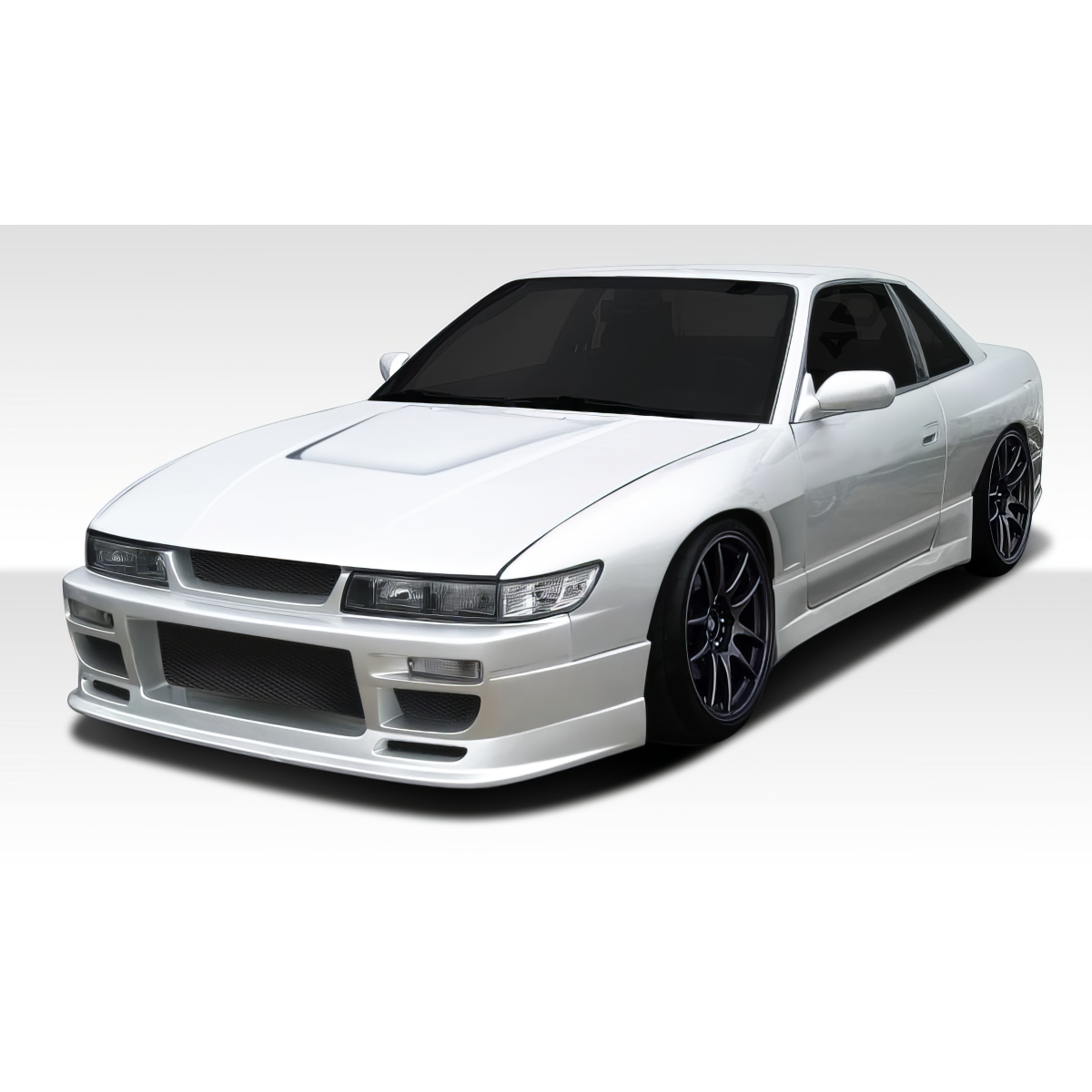 Modify your Nissan 240SX 1989 with our Exterior/Complete Body Kits - Front angle view of Nissan 240SX body kit