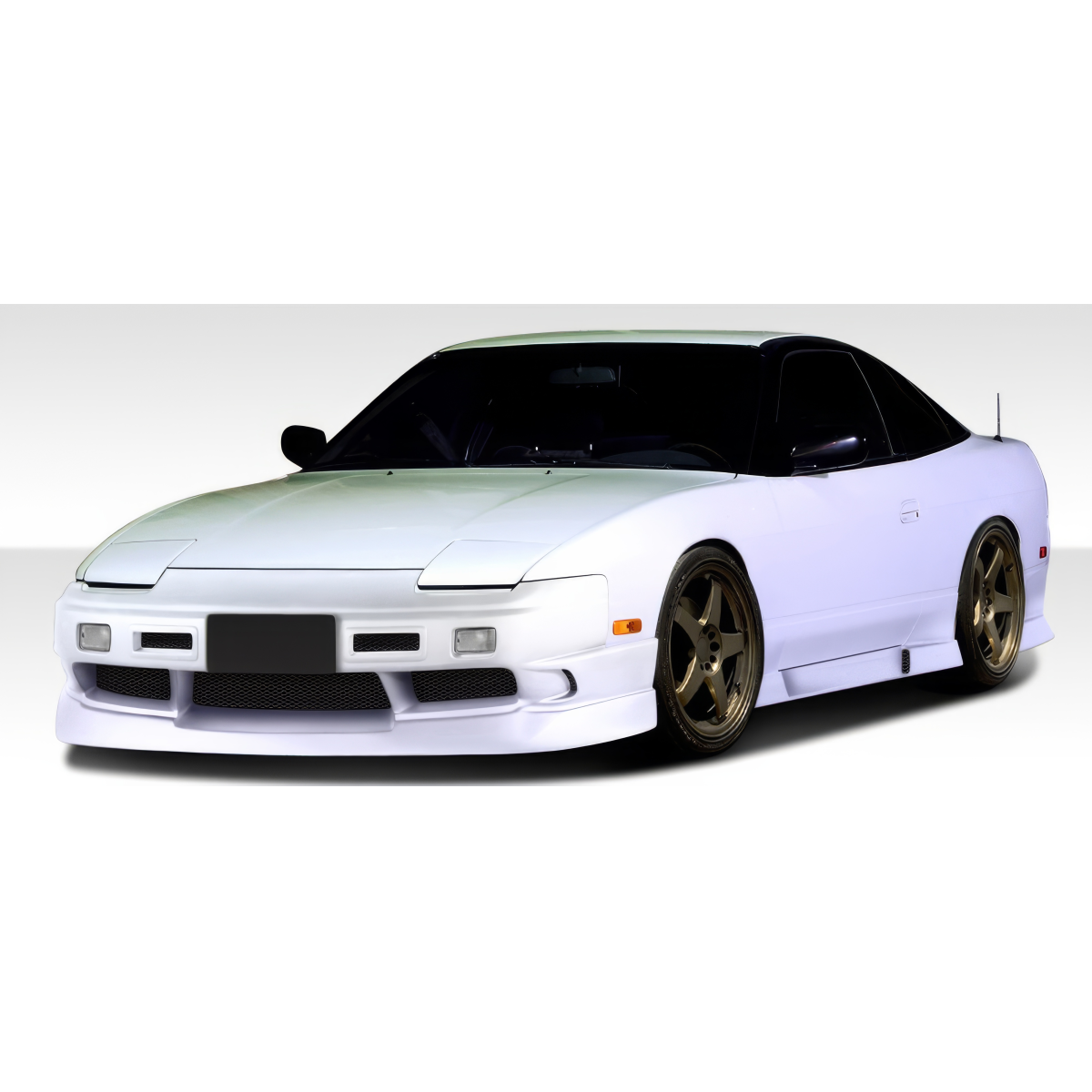 Modify your Nissan 240SX 1989 with our Exterior/Complete Body Kits - Front angle view of Nissan 240SX body kit