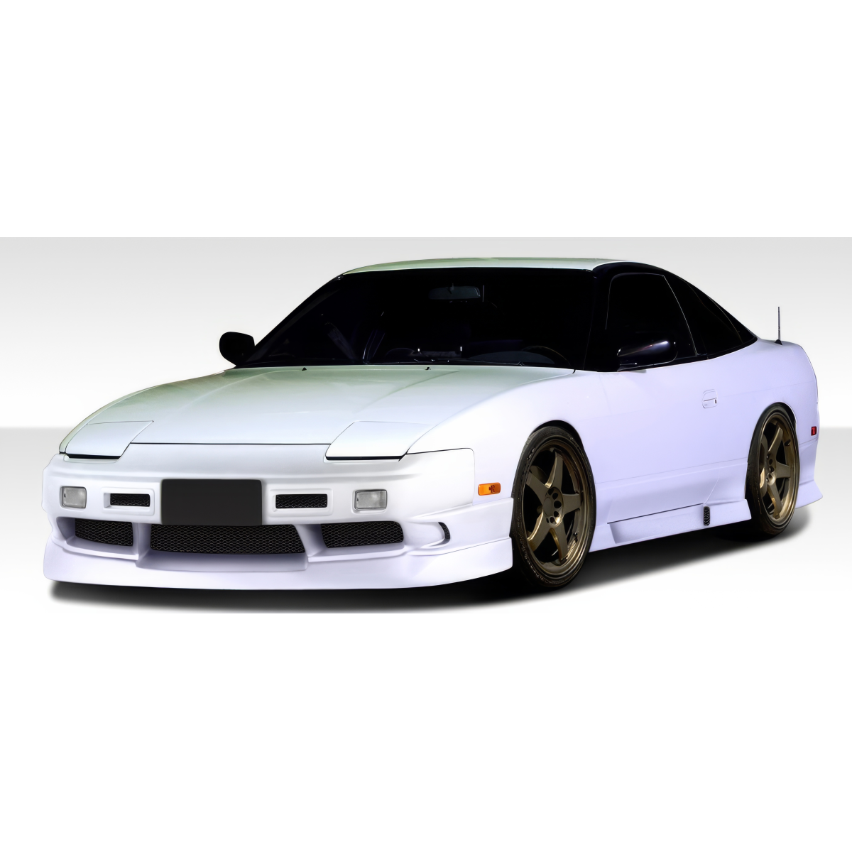 Modify your Nissan 240SX 1989 with our Exterior/Complete Body Kits - Front three quarter view of Nissan 240SX S13