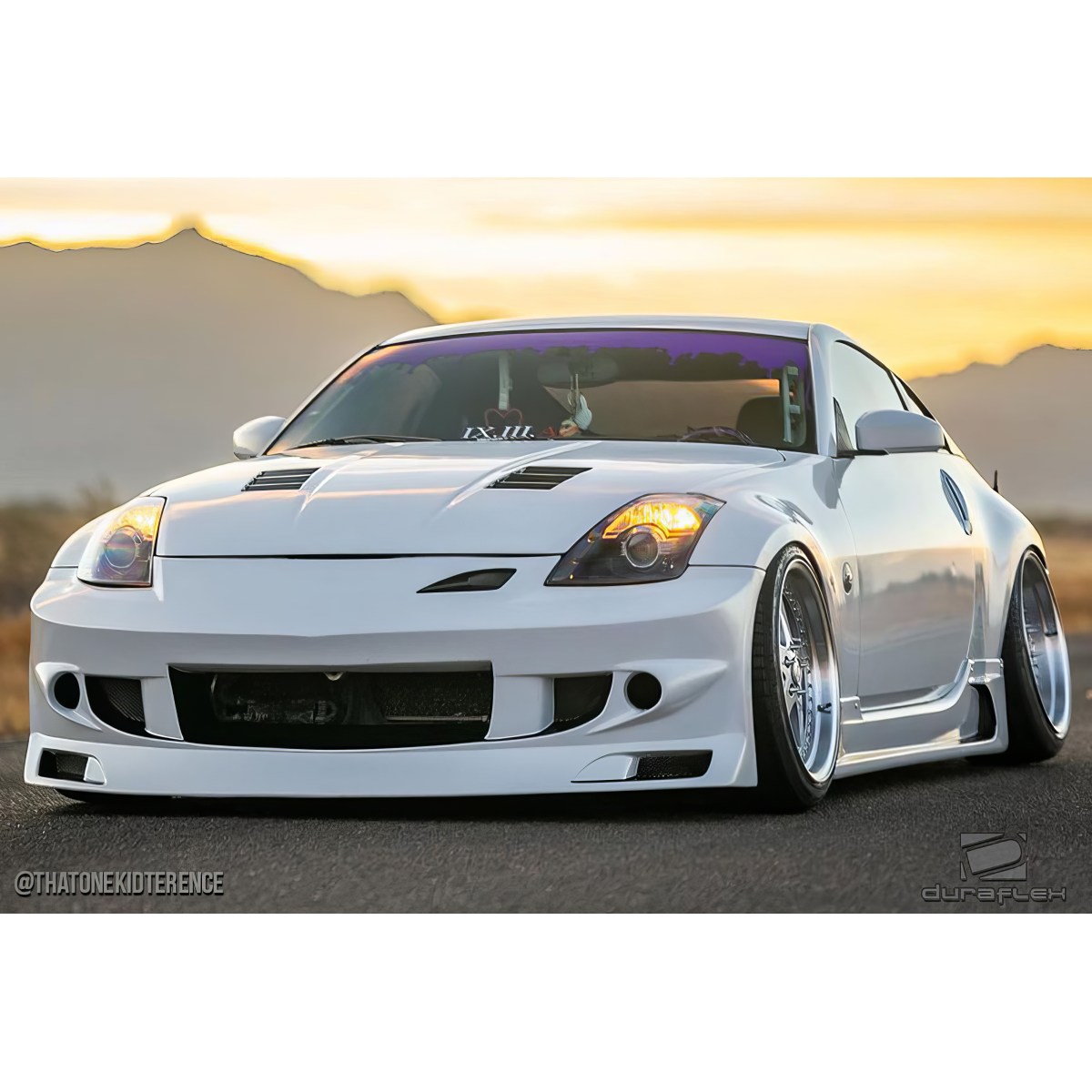 Modify your Nissan 350Z 2003 with our Exterior/Complete Body Kits - Angled view showing front and side profile