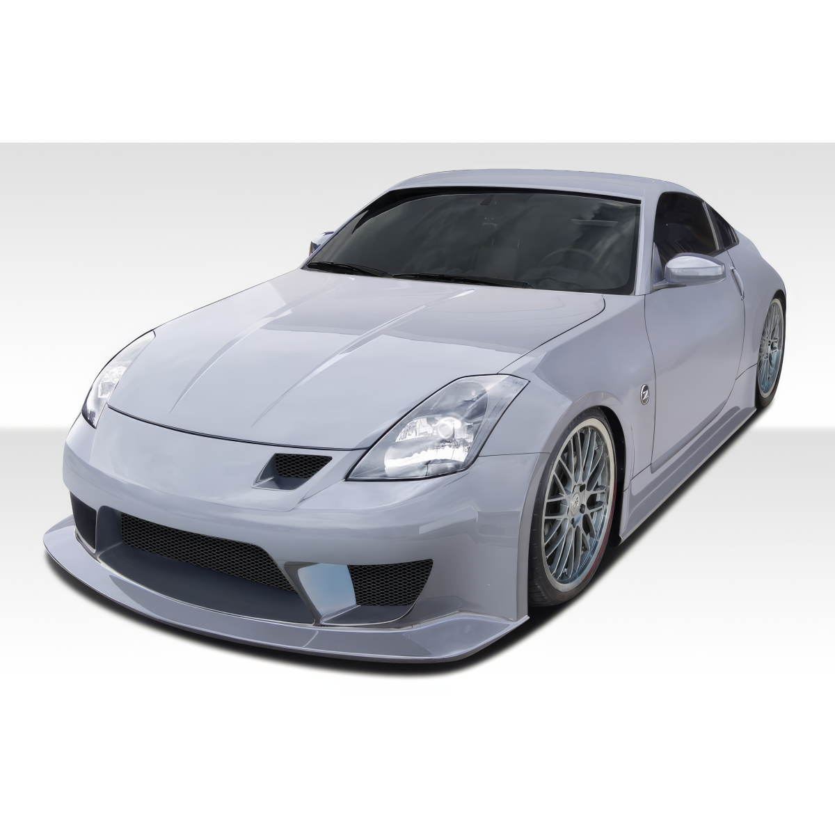 Modify your Nissan 350Z 2003 with our Exterior/Complete Body Kits - Front angle view of Nissan 350Z body kit