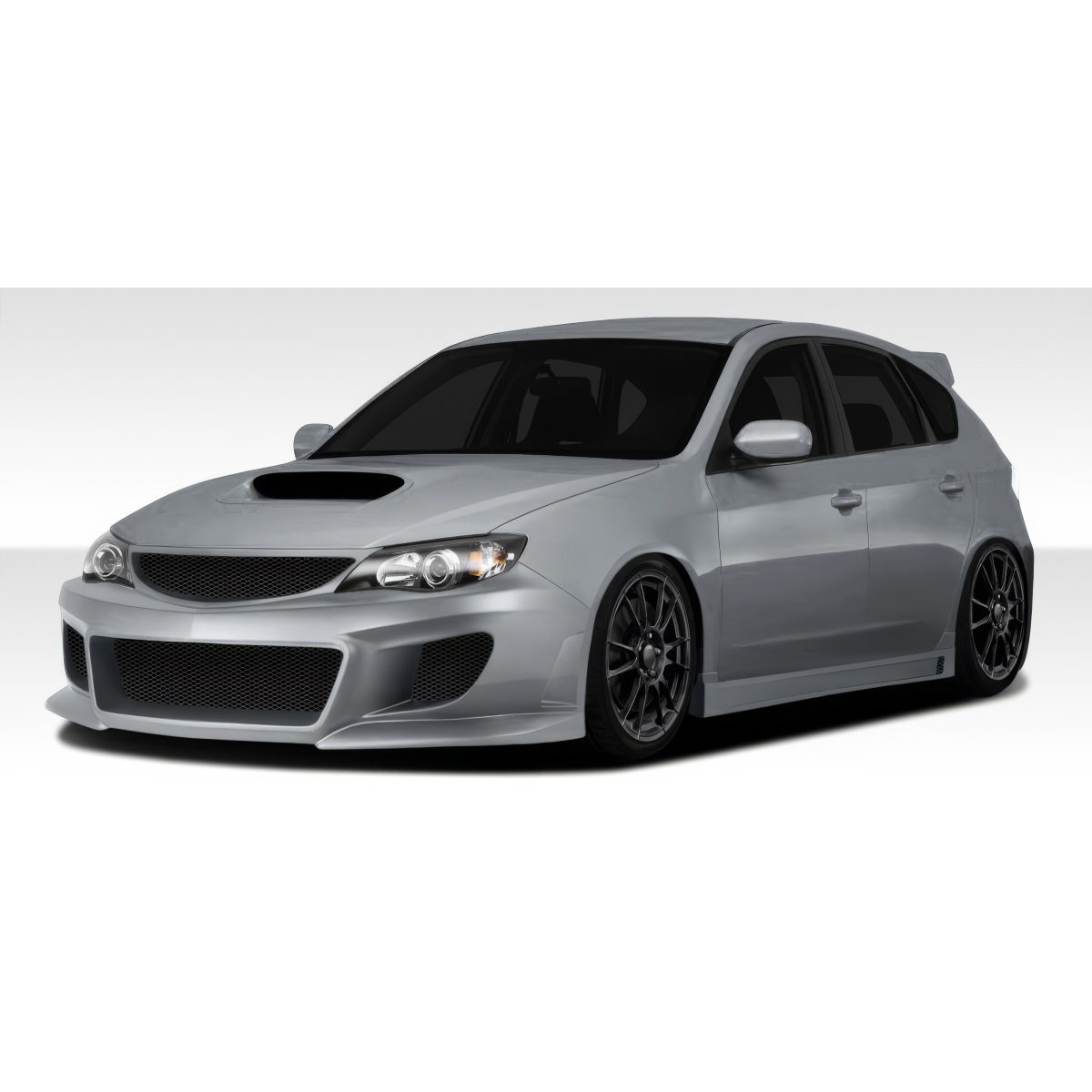 Modify your Subaru Impreza 2008 with our Exterior/Complete Body Kits - Front three quarters view of vehicle