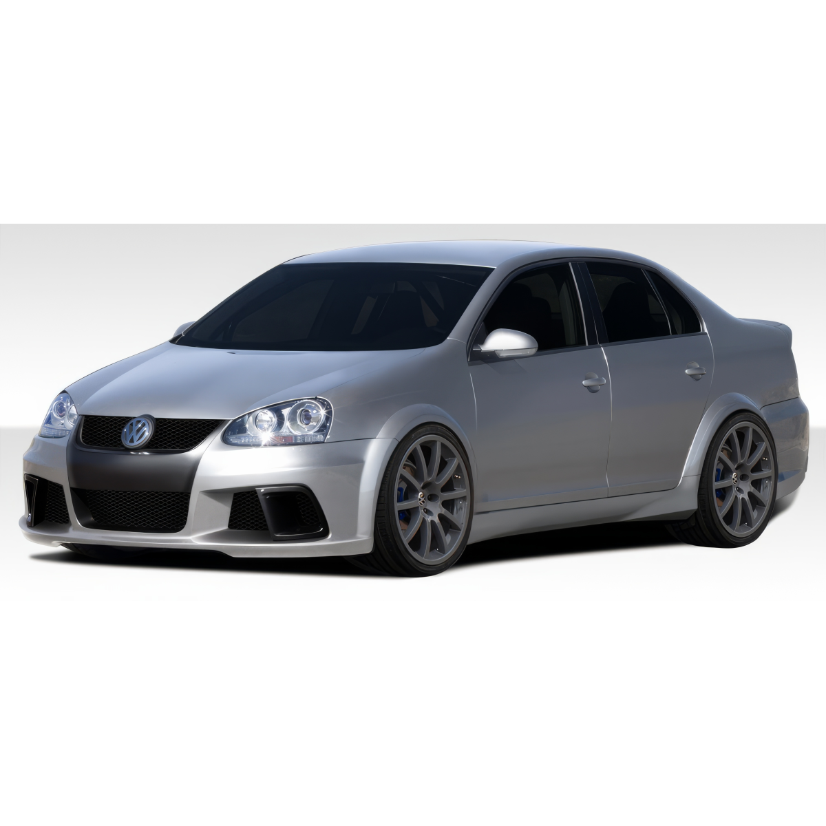 Modify your Volkswagen Jetta 2005 with our Exterior/Complete Body Kits - Front three quarter angle view of the vehicle