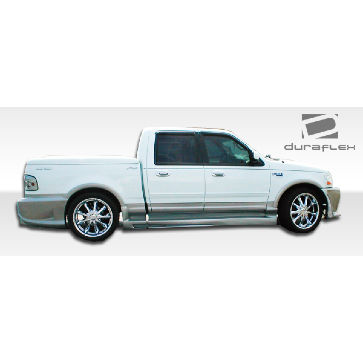 Modify your Ford F-150 1997 with our Exterior/Complete Body Kits - Side view of the truck showing body kit details