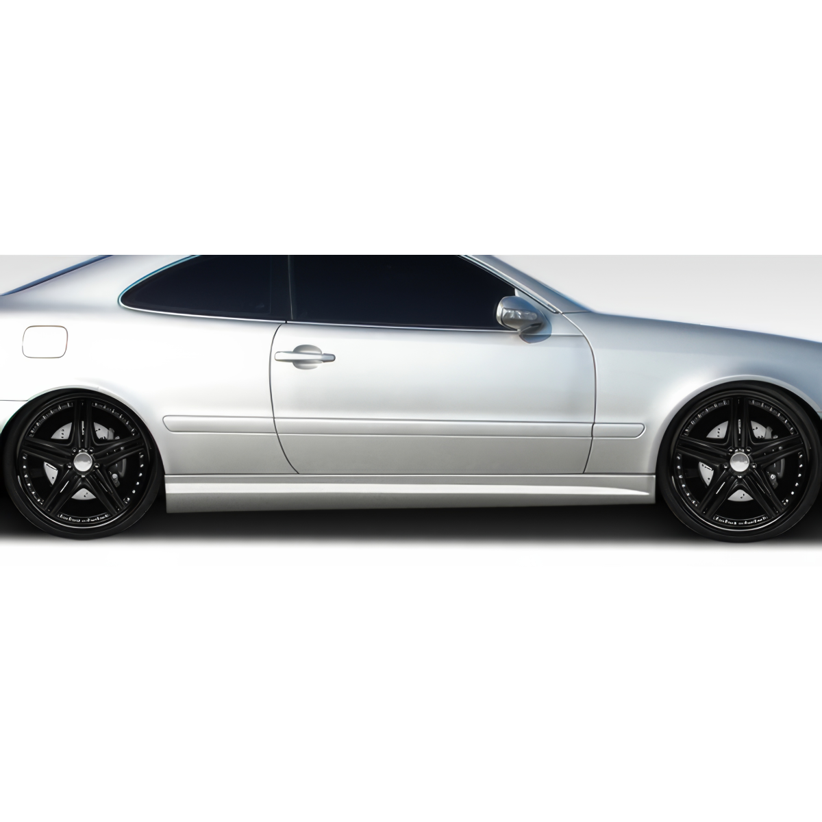 Modify your Mercedes-Benz C-Class 1998 with our Exterior/Side Skirts - Side view of the vehicle from a profile angle