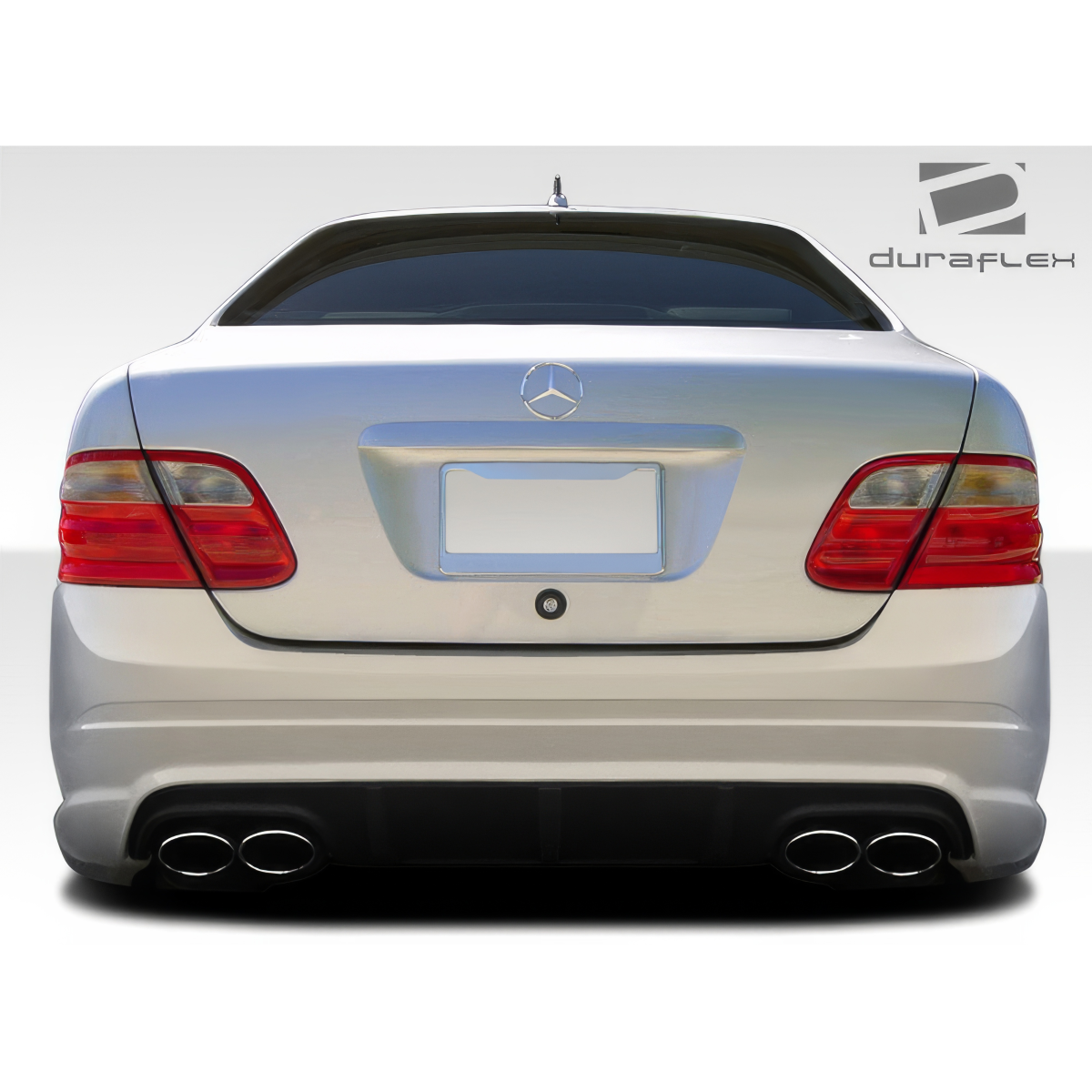 Modify your Mercedes-Benz C-Class 1998 with our Exterior/Rear Bumpers or Lips - Rear view of bumper at slightly elevated angle