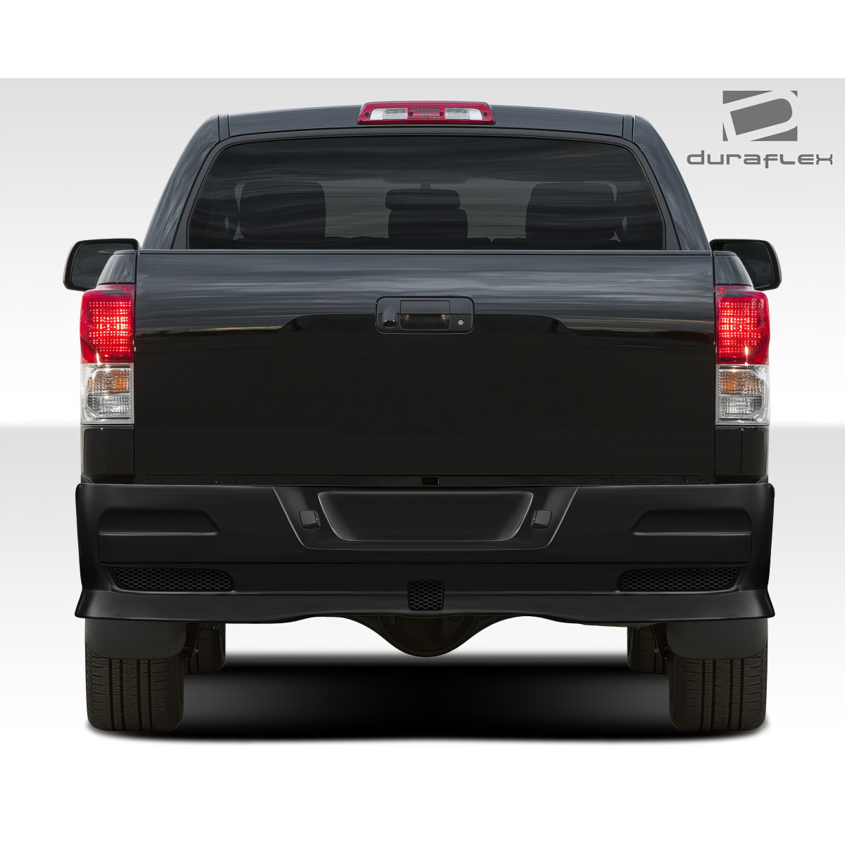 Modify your Toyota Tundra 2007 with our Exterior/Rear Bumpers or Lips - View of rear bumper at a straight angle