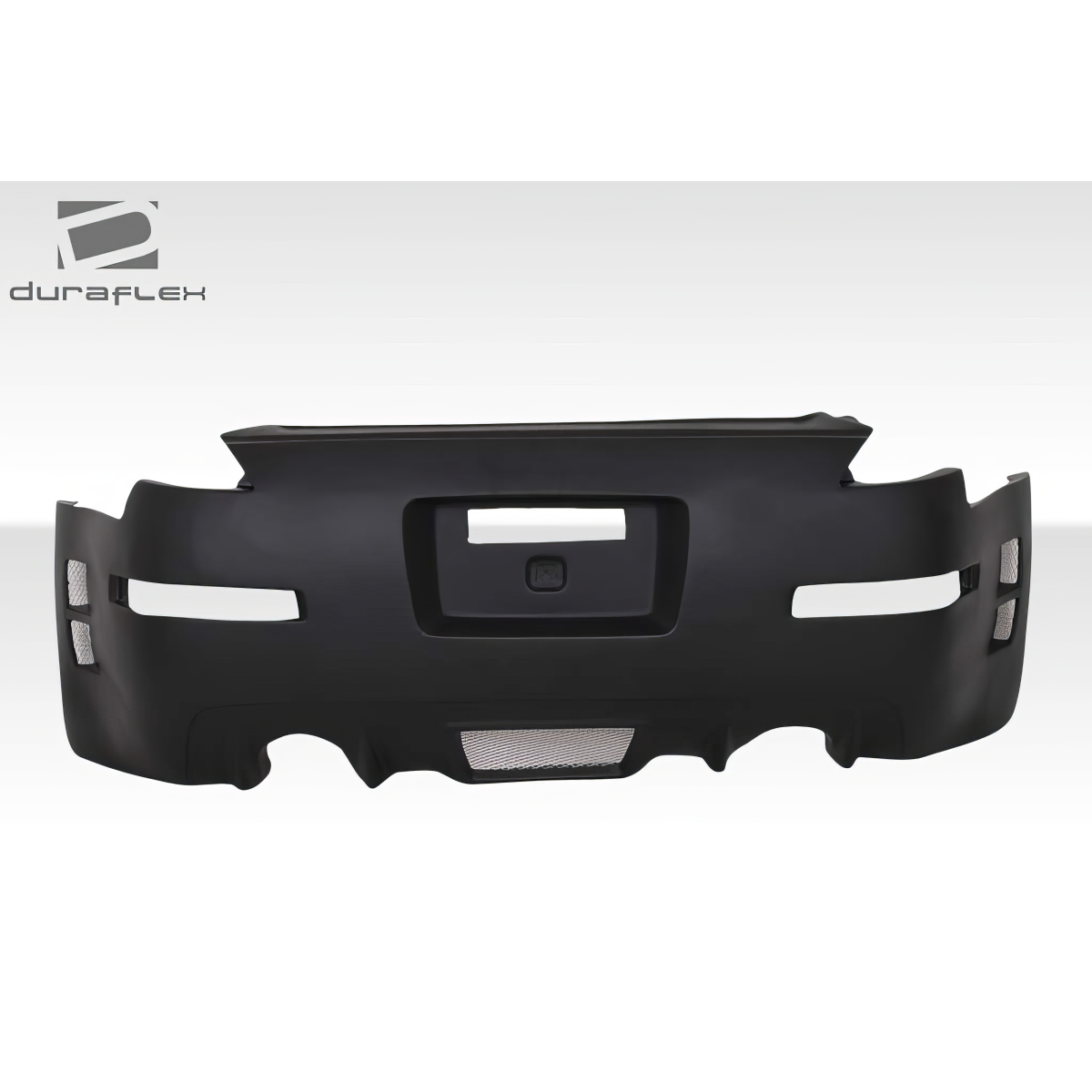 Modify your Nissan 350Z 2003 with our Exterior/Rear Bumpers or Lips - Rear view at a slight angle showcasing the bumper