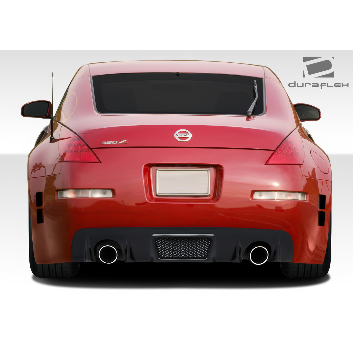 Modify your Nissan 350Z 2003 with our Exterior/Rear Bumpers or Lips - Rear view at a straight angle