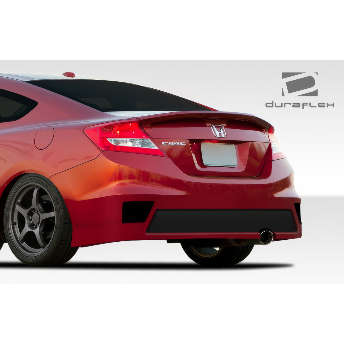 Modify your Honda Civic 2012 with our Exterior/Complete Body Kits - Rear view at a slight angle from above