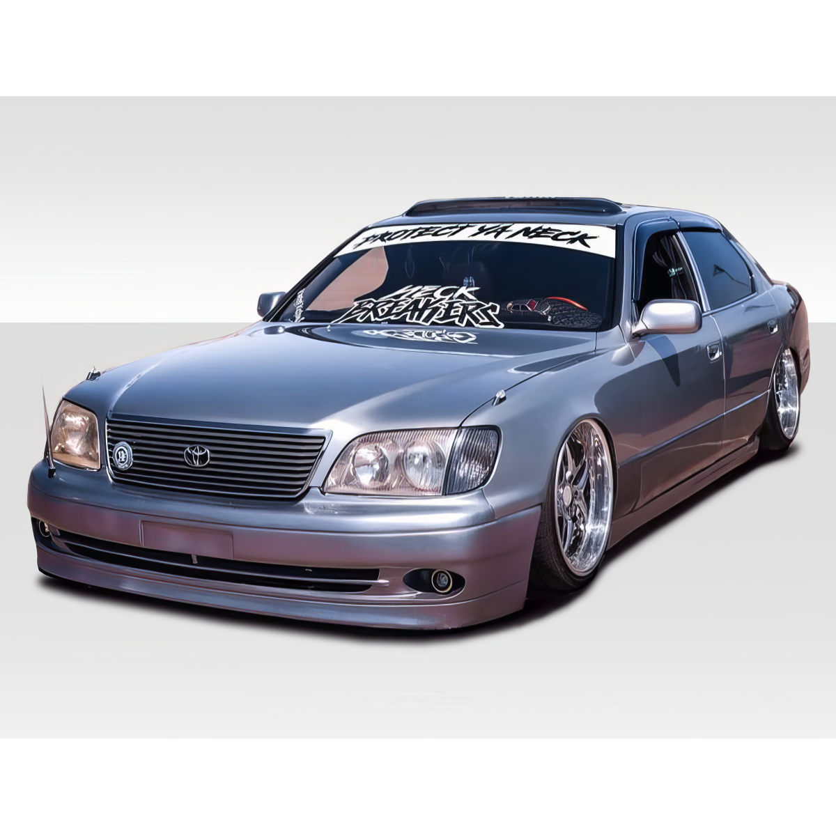 Modify your Lexus LS400 1998 with our Exterior/Front Bumpers or Lips - Front view angle of the vehicle with modifications