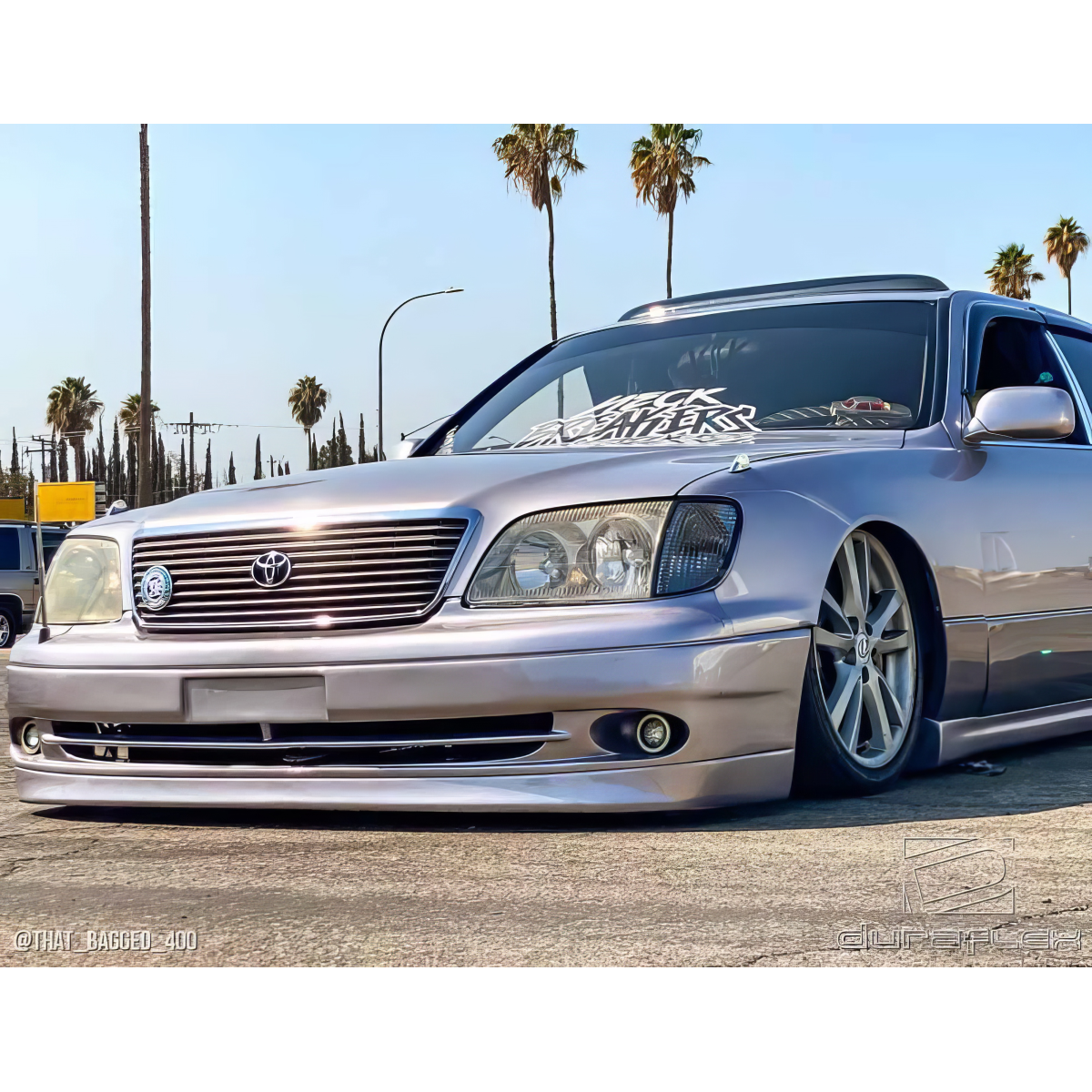 Modify your Lexus LS400 1998 with our Exterior/Front Bumpers or Lips - Image viewed from a low front angle