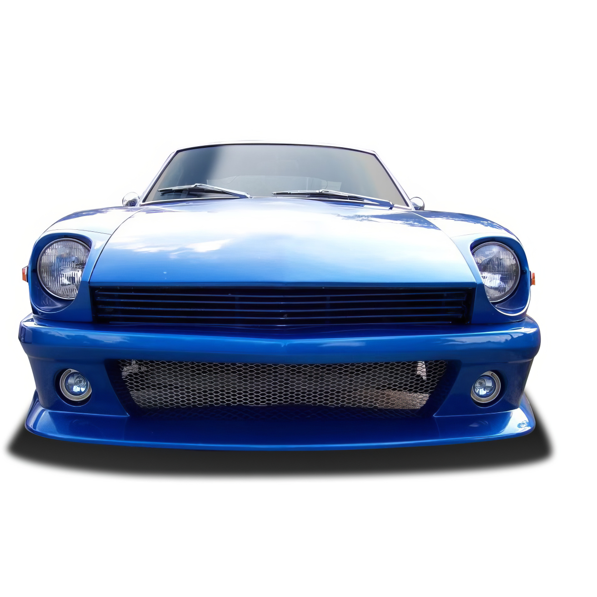 Modify your Nissan 240Z 1970 with our Exterior/Complete Body Kits - Front view of the Nissan 240Z at a straight angle