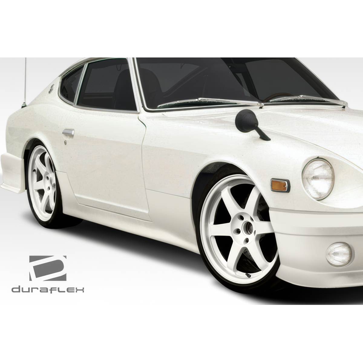 Modify your Nissan 240Z 1970 with our Exterior/Complete Body Kits - Side angle view of vehicle part