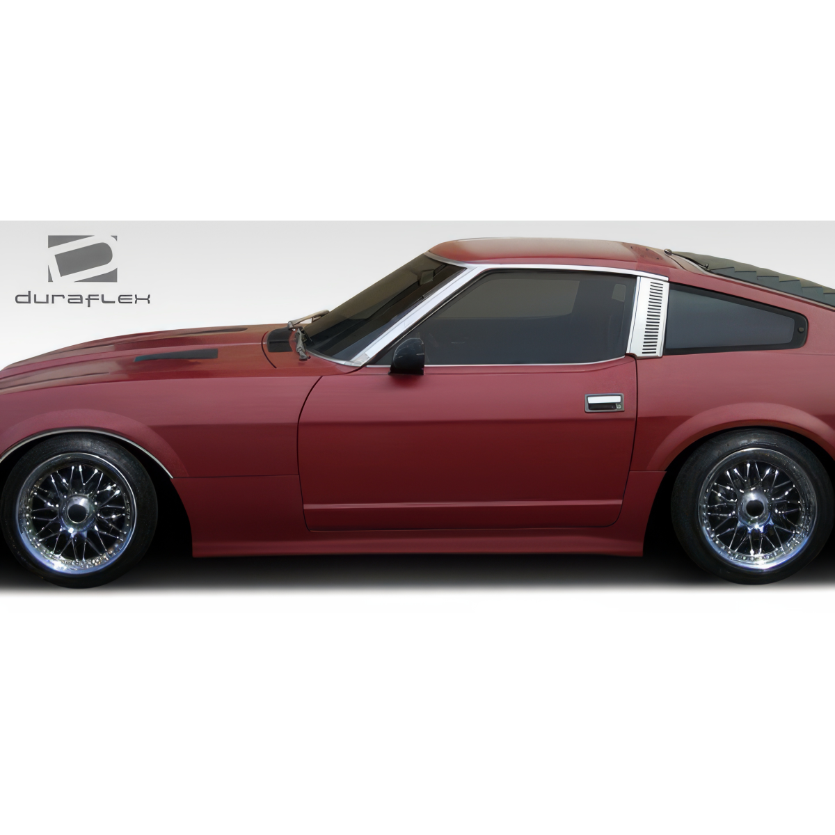 Modify your Nissan 240Z 1970 with our Exterior/Complete Body Kits - Side view of a car part at a lateral angle