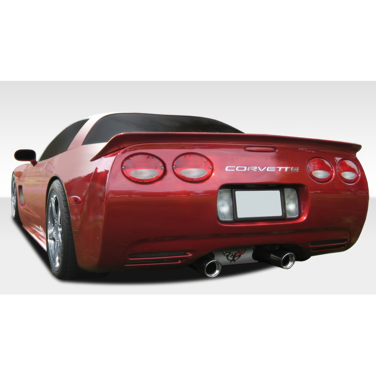 Modify your Chevrolet Corvette 1997 with our Exterior/Wings - Rear view at a slightly elevated angle