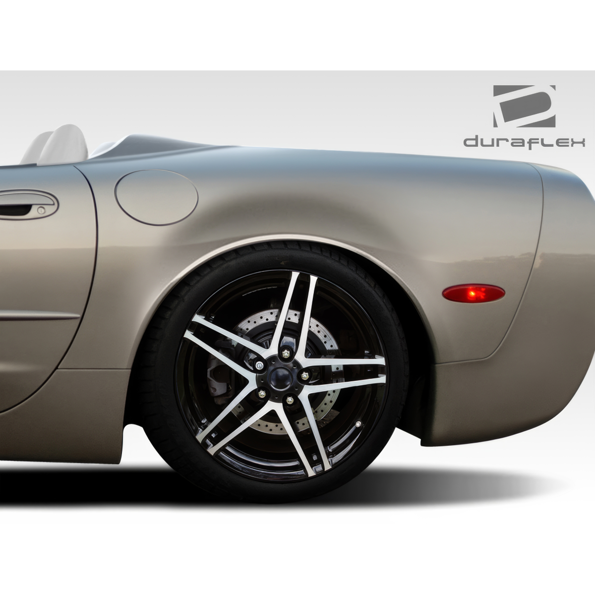 Modify your Chevrolet Corvette 1997 with our Exterior/Fenders - Side angle view of the Corvette part