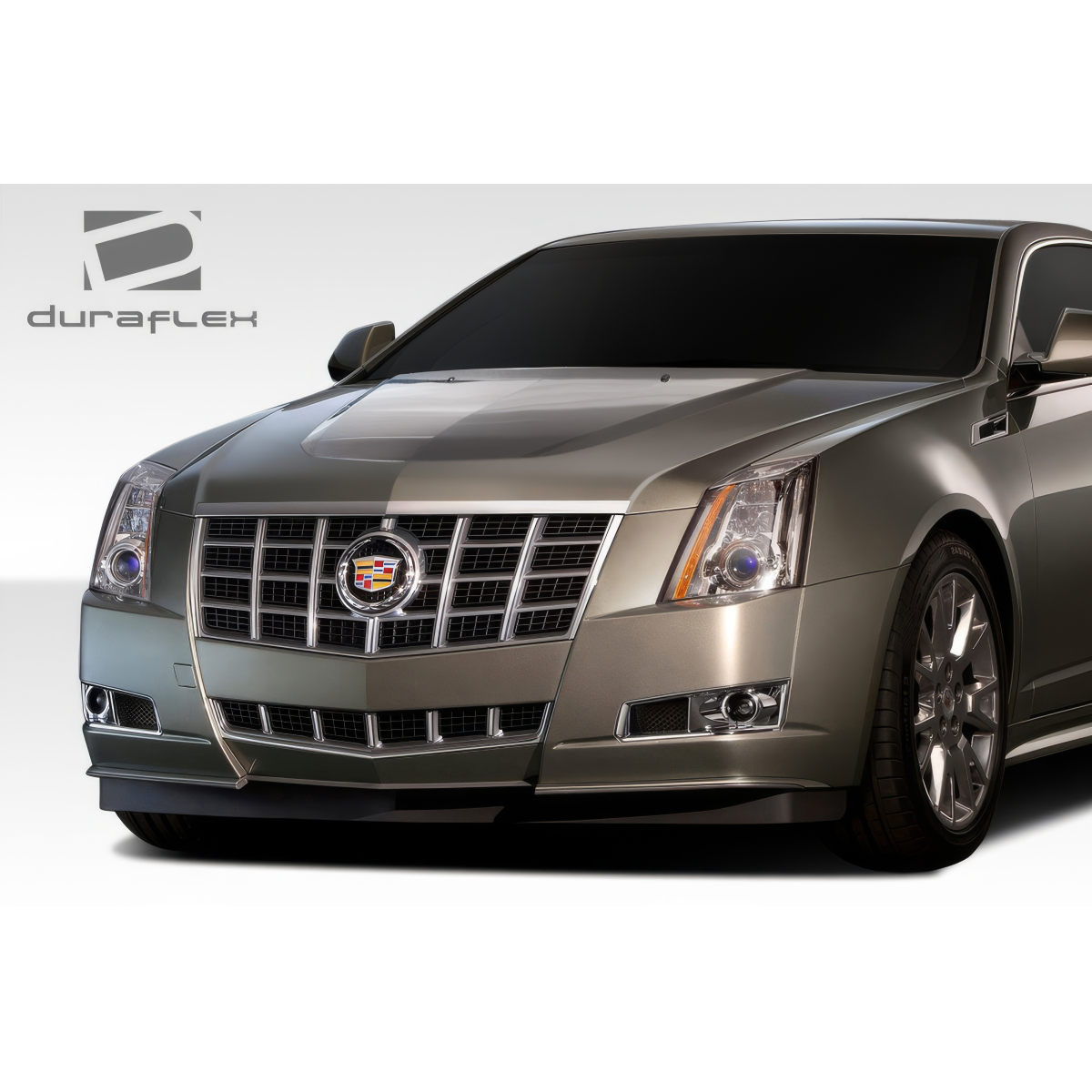 Modify your Cadillac CTS 2009 with our Exterior/Hoods - Front angle view of Cadillac CTS showing hood design