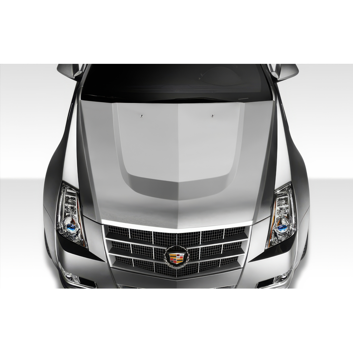 Modify your Cadillac CTS 2009 with our Exterior/Hoods - Top down view of Cadillac CTS V hood