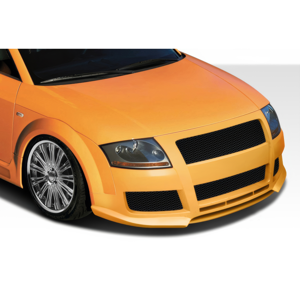 Modify your Audi TT 2000 with our Exterior/Front Bumpers or Lips - Front angle view showing bumper detail