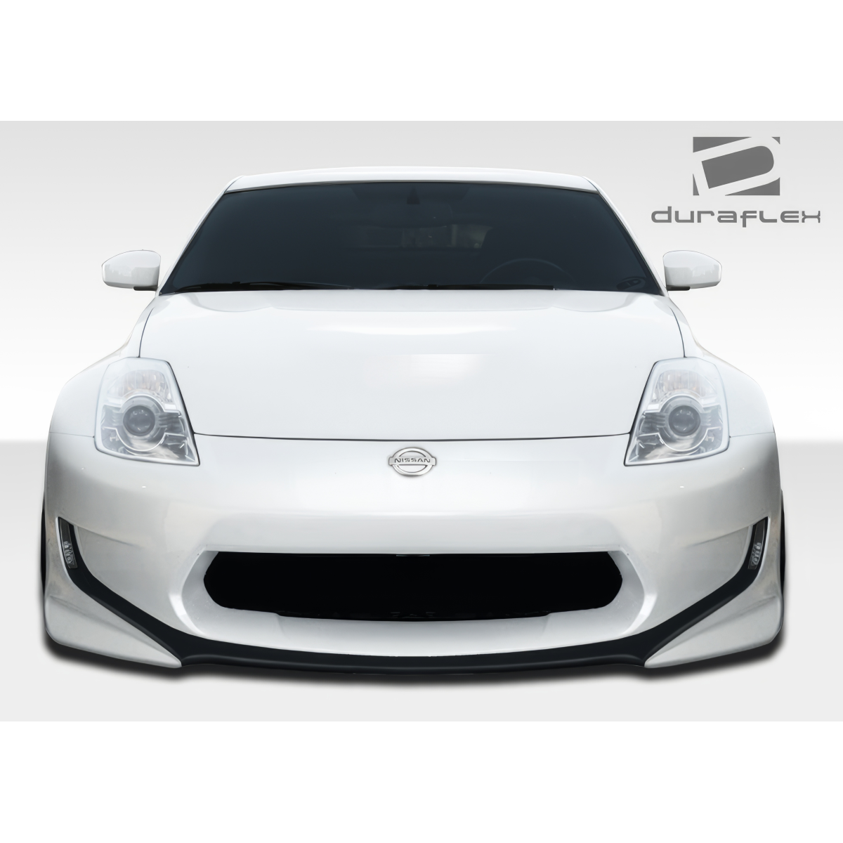 Modify your Nissan 350Z 2003 with our Exterior/Complete Body Kits - Front view of a Nissan 350Z at eye level