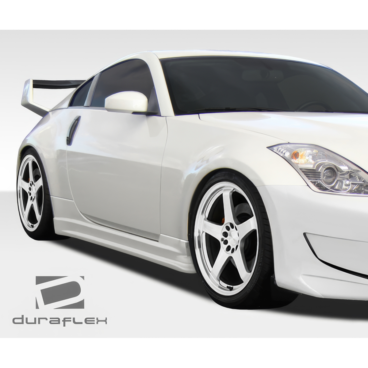 Modify your Nissan 350Z 2003 with our Exterior/Complete Body Kits - Front side angle showcasing the vehicle's body