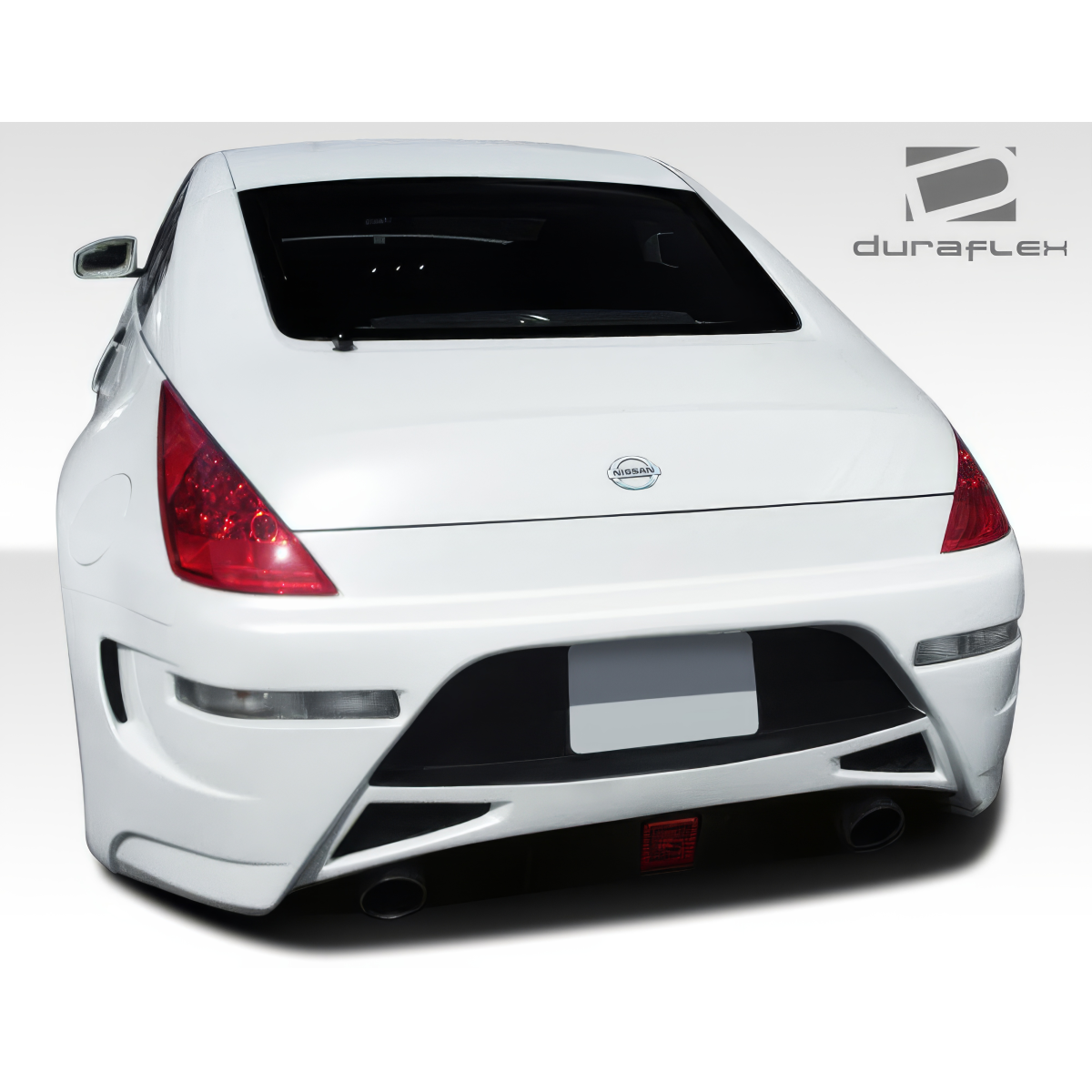 Modify your Nissan 350Z 2003 with our Exterior/Complete Body Kits - Rear angle view of Nissan 350Z showing bumper