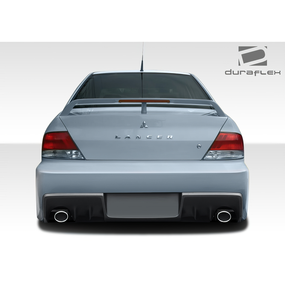 Modify your Mitsubishi Lancer 2002 with our Exterior/Complete Body Kits - Rear view angle of the vehicle