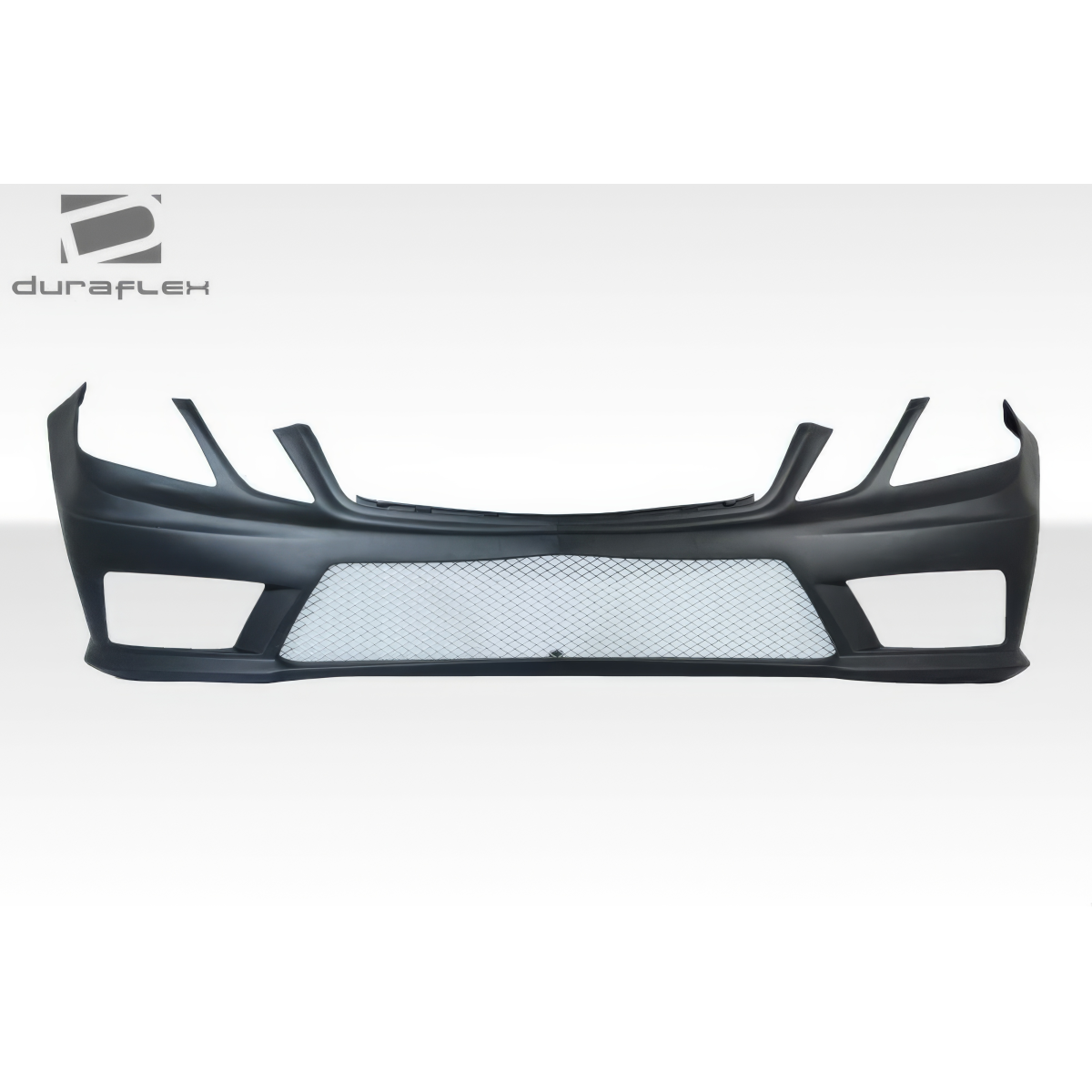 Modify your Mercedes-Benz E-Class 2010 with our Exterior/Front Bumpers or Lips - Front view of car bumper at eye level