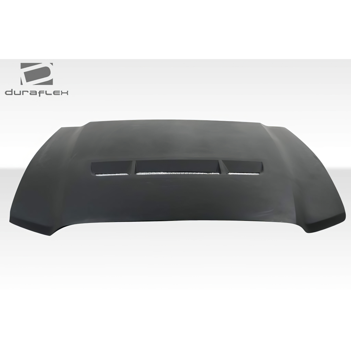 Modify your Ford Mustang 2010 with our Exterior/Hoods - Angled top view of hood part with vents