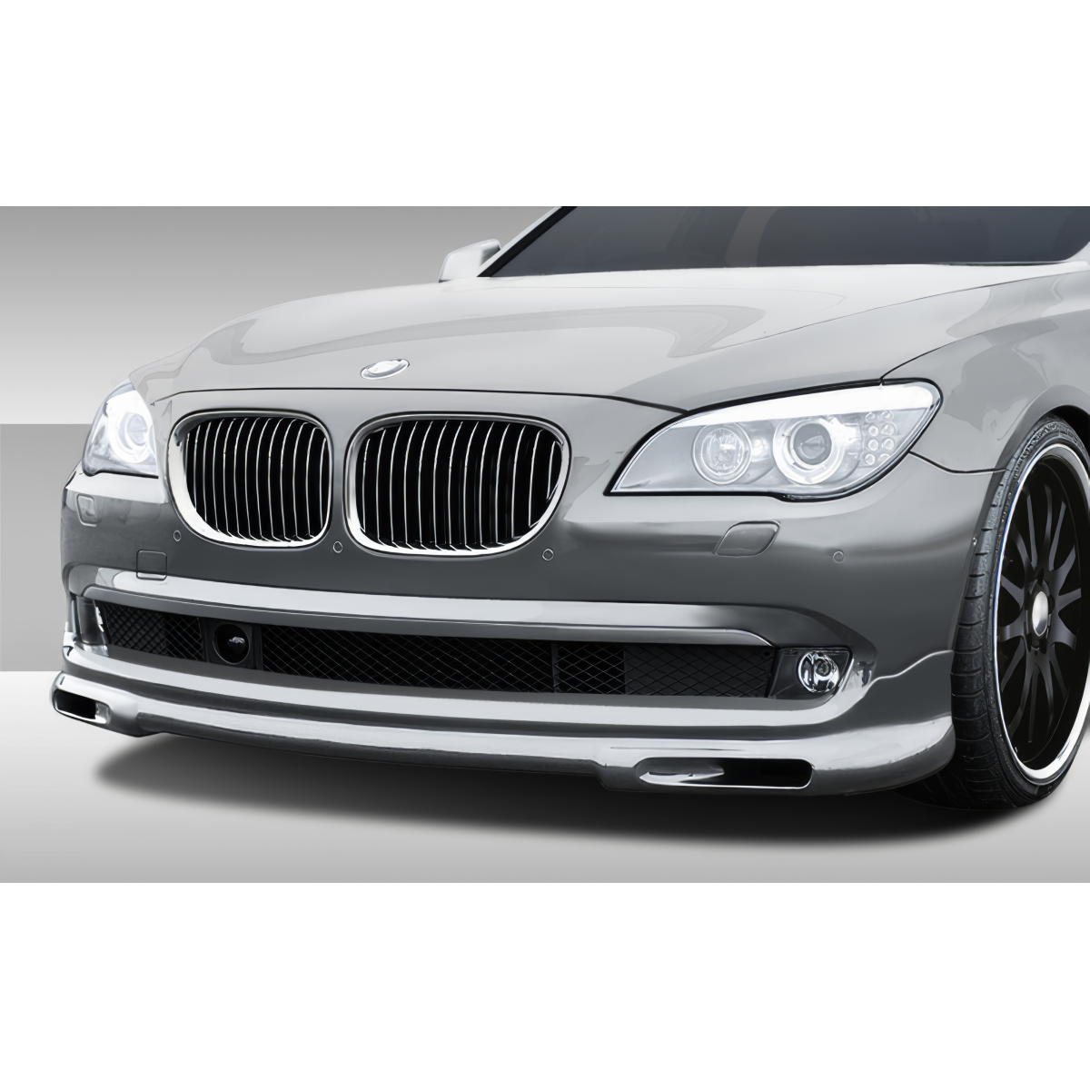 Modify your BMW 7-Series 2009 with our Exterior/Front Bumpers or Lips - Front view of the BMW 7 Series showing the bumper