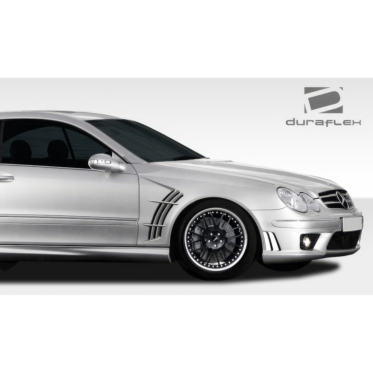 Modify your Mercedes-Benz CLK-Class 2003 with our Exterior/Fenders - Side view of Mercedes CLK with fender details