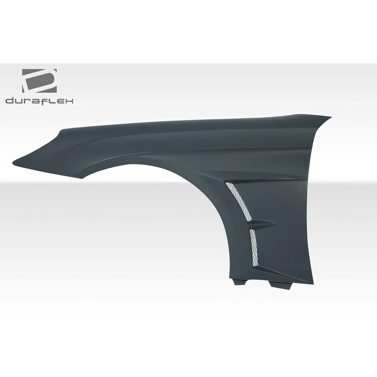 Modify your Mercedes-Benz CLS-Class 2006 with our Exterior/Fenders - Side view of fender part at a slight angle