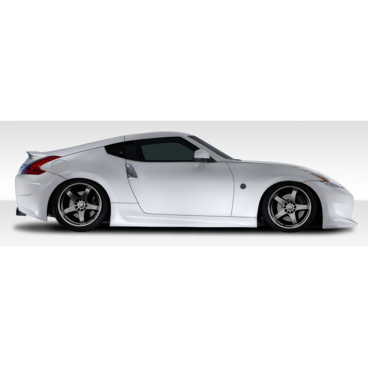 Modify your Nissan 370Z 2009 with our Exterior/Complete Body Kits - Side view of the vehicle at profile angle