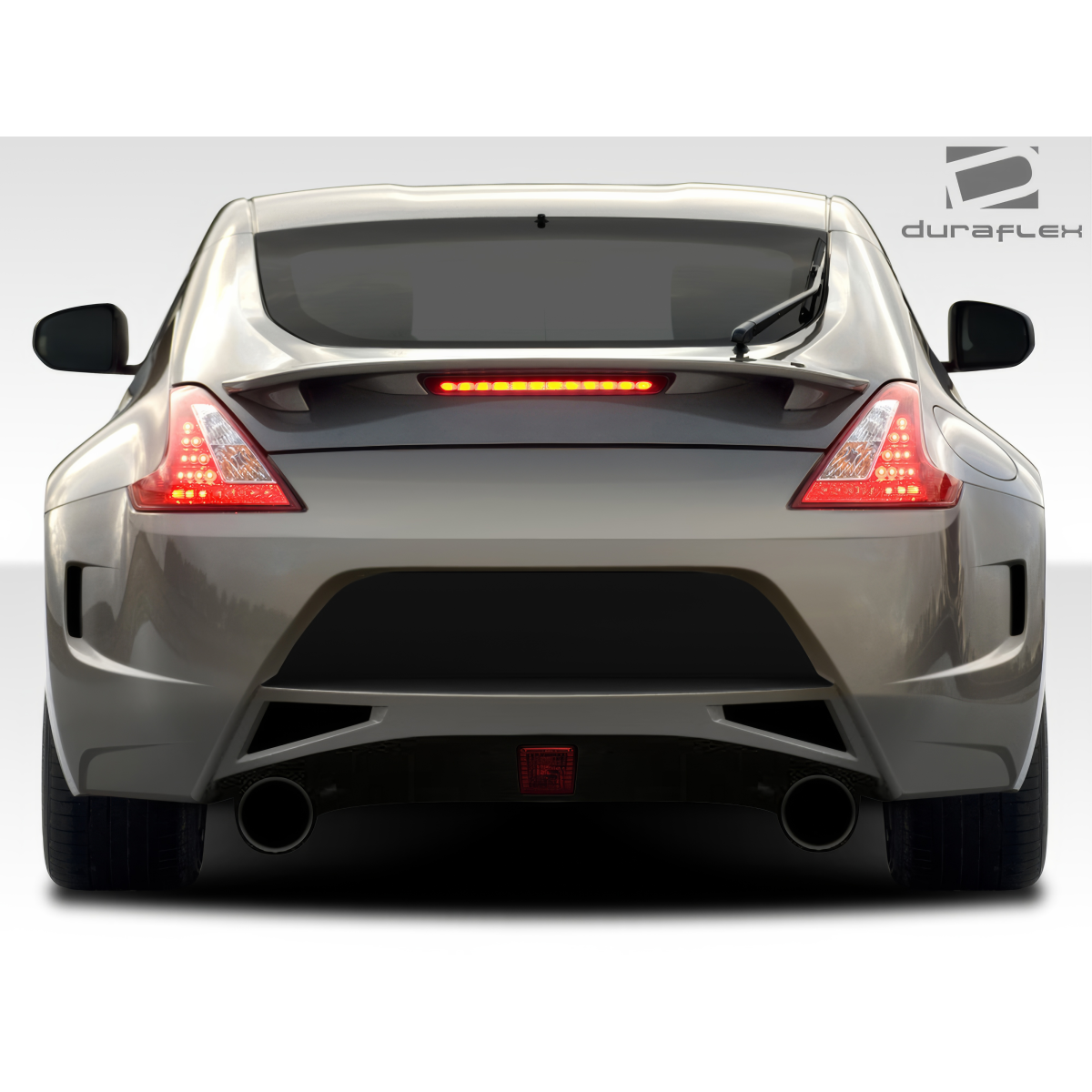 Modify your Nissan 370Z 2009 with our Exterior/Complete Body Kits - Rear view of vehicle at an angle looking straight