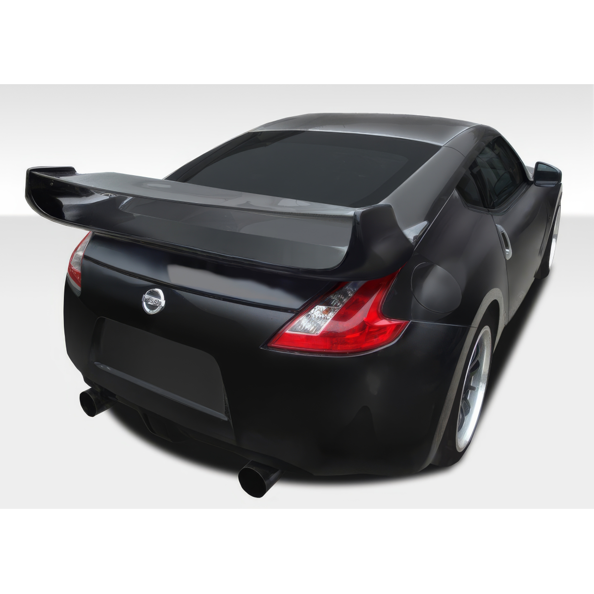 Modify your Nissan 370Z 2009 with our Exterior/Wings - View from slightly above and behind the vehicle