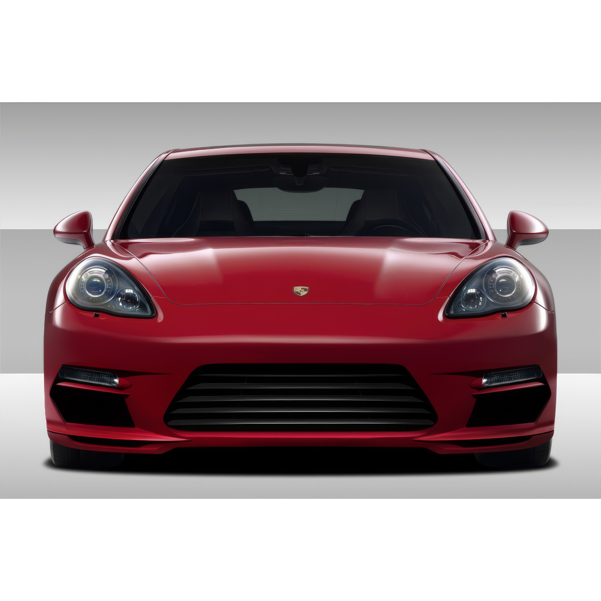 Modify your Porsche Panamera 2010 with our Exterior/Front Bumpers or Lips - Front view of the vehicle