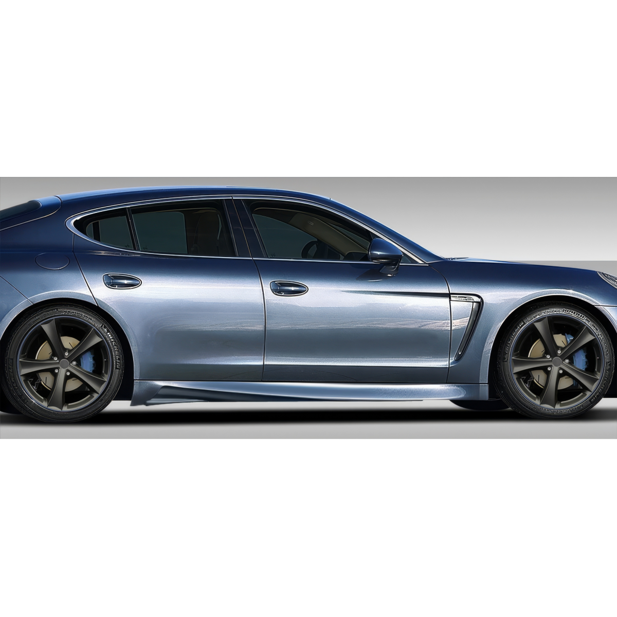 Modify your Porsche Panamera 2010 with our Exterior/Complete Body Kits - Side angle view of vehicle part image