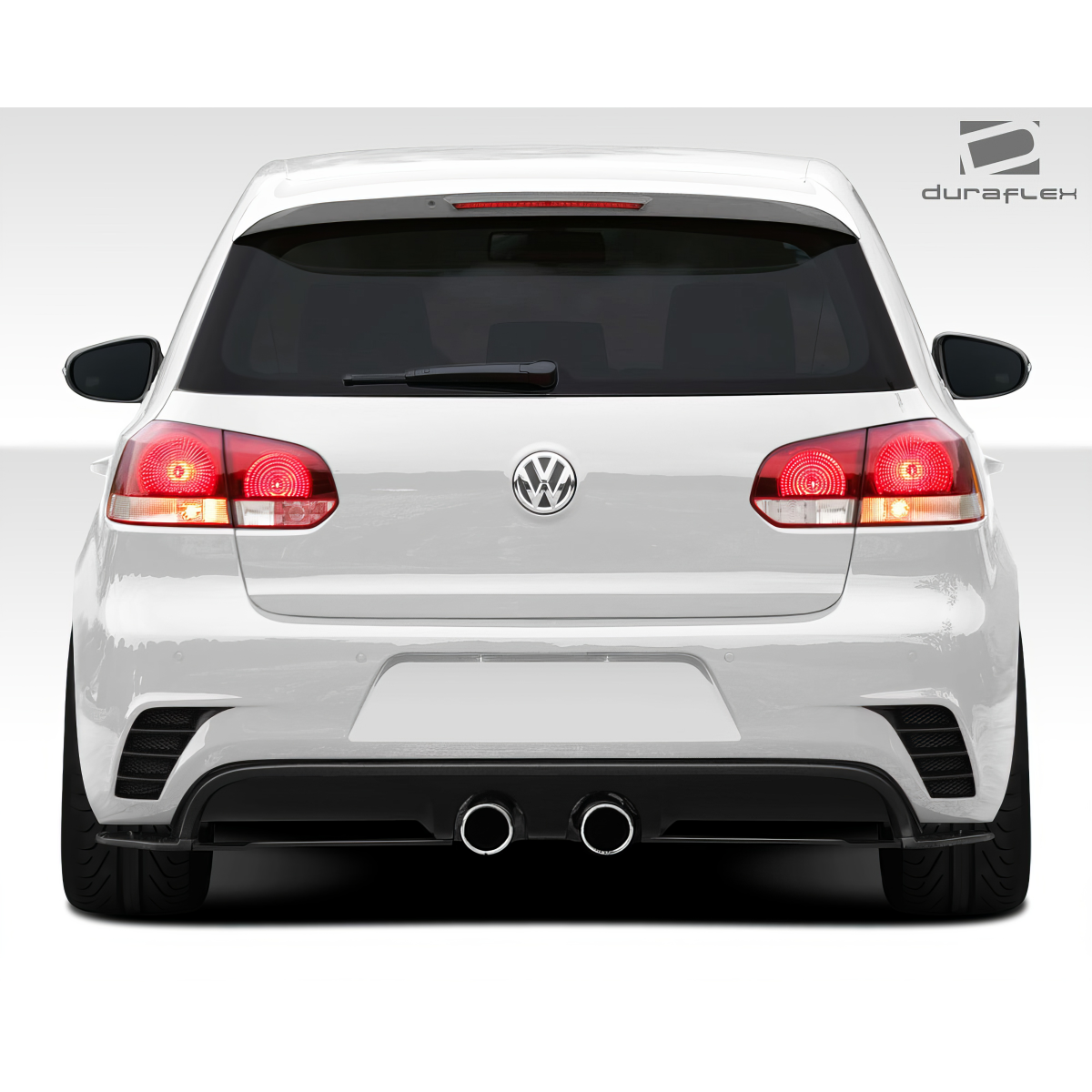 Modify your Volkswagen Golf 2010 with our Exterior/Rear Bumpers or Lips - Rear view angle of Volkswagen Golf GTI