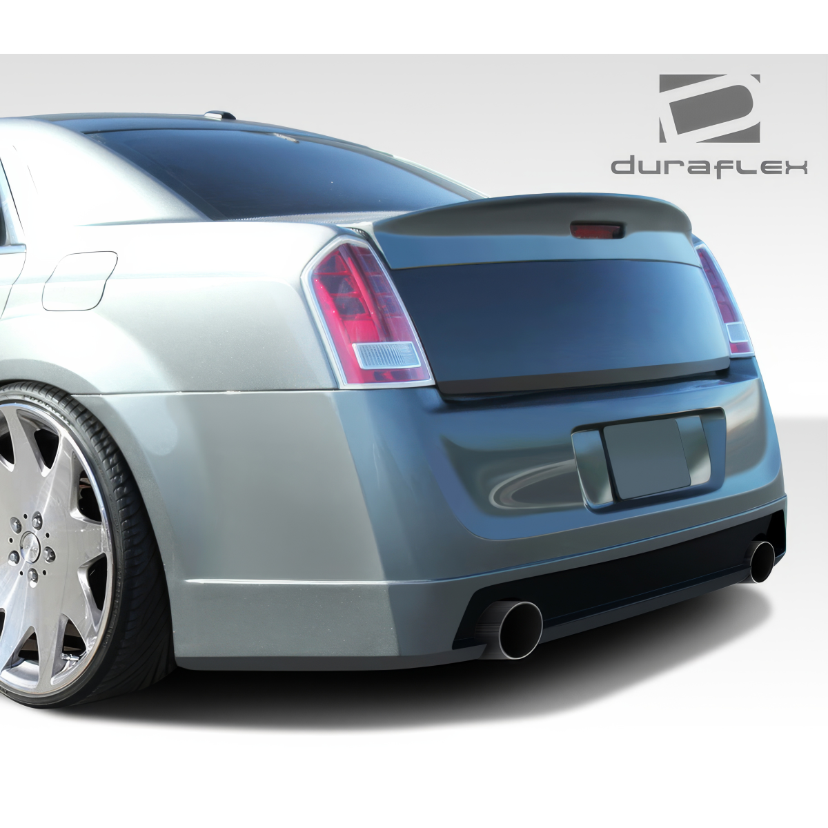 Modify your Chrysler 300 2011 with our Exterior/Rear Bumpers or Lips - Angled view from the rear of the vehicle