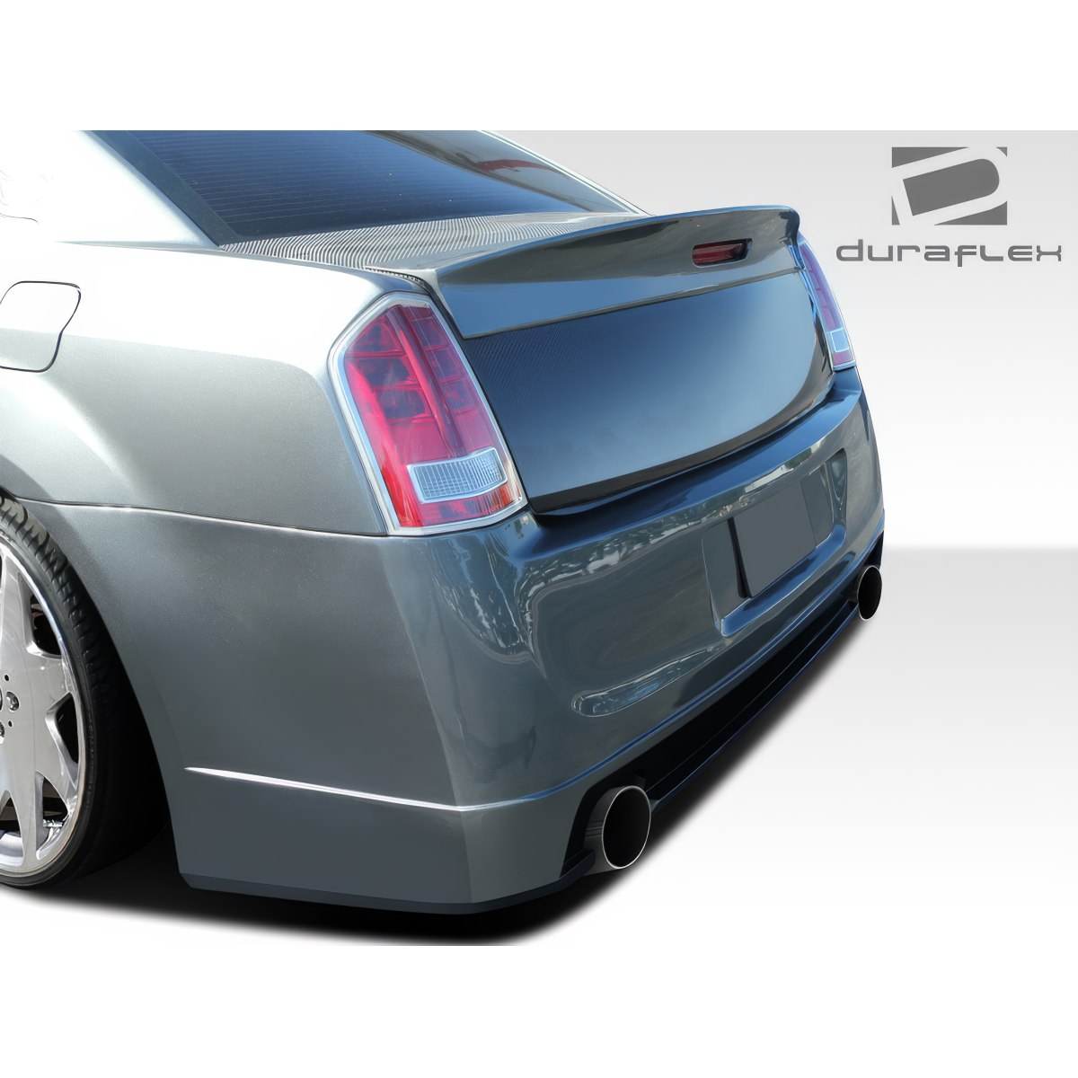 Modify your Chrysler 300 2011 with our Exterior/Rear Bumpers or Lips - Rear angle view of a car bumper