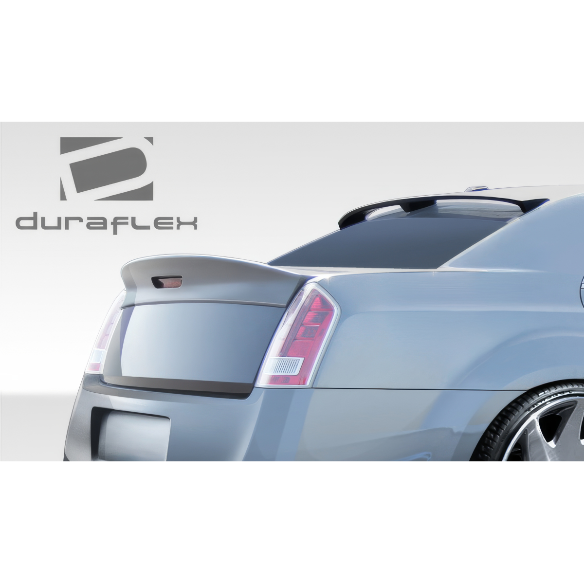 Modify your Chrysler 300 2011 with our Exterior/Complete Body Kits - Rear angle view of vehicle wing spoiler