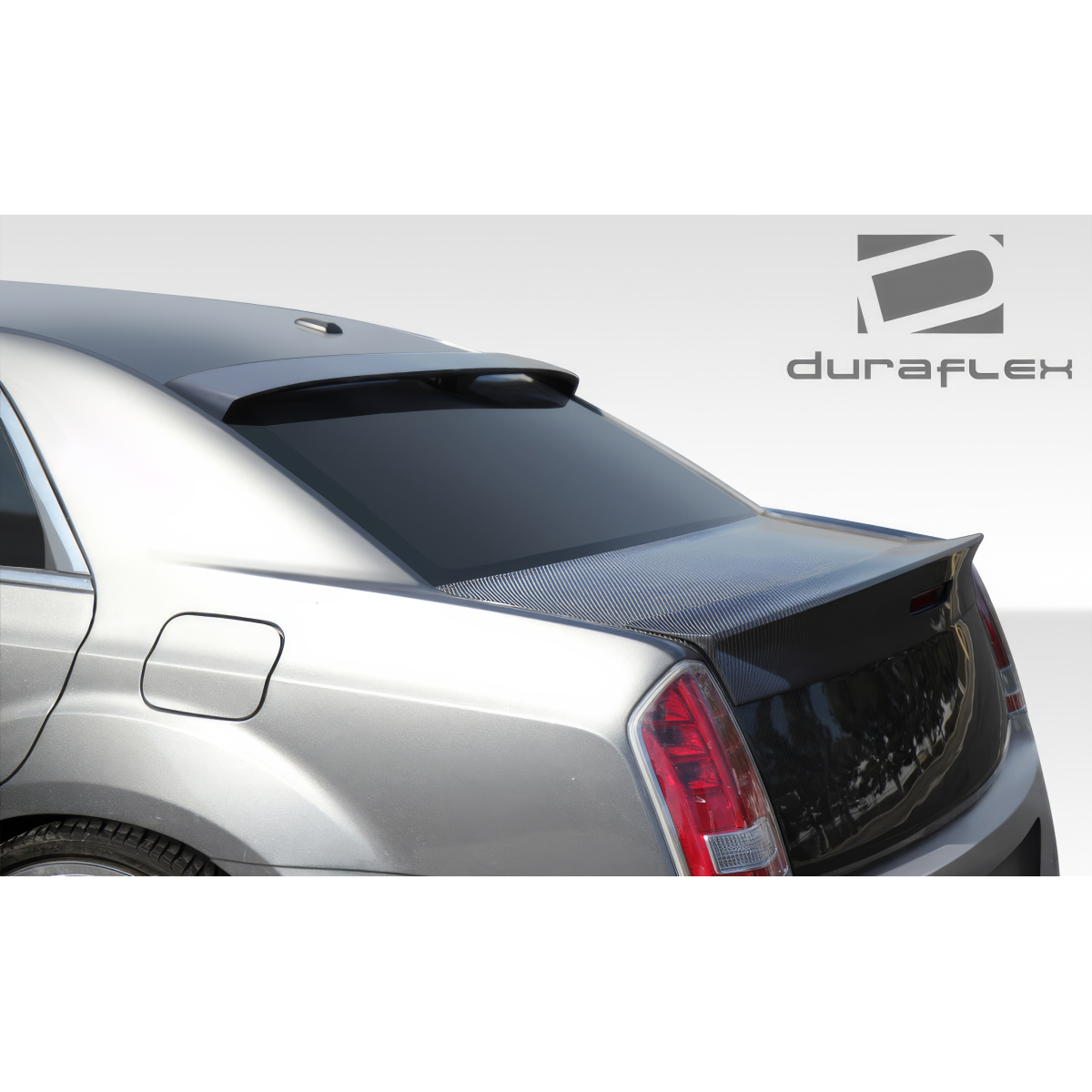 Modify your Chrysler 300 2011 with our Exterior/Complete Body Kits - Rear view angle of the roof wing spoiler