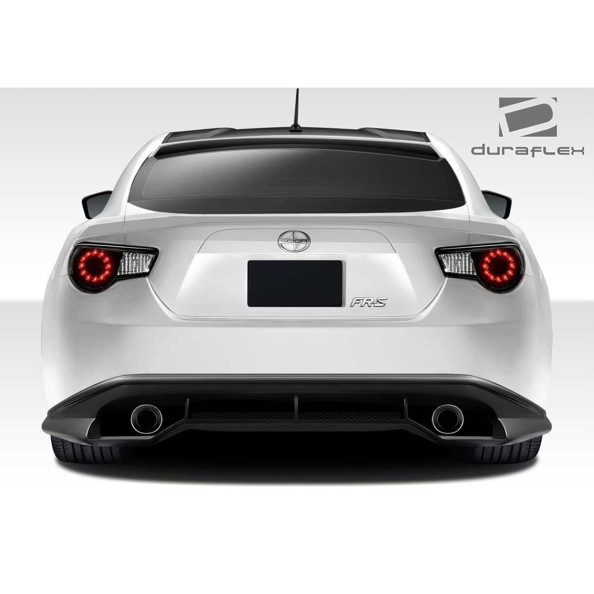 Modify your Subaru BRZ 2013 with our Exterior/Rear Bumpers or Lips - Rear view of car at eye level angle