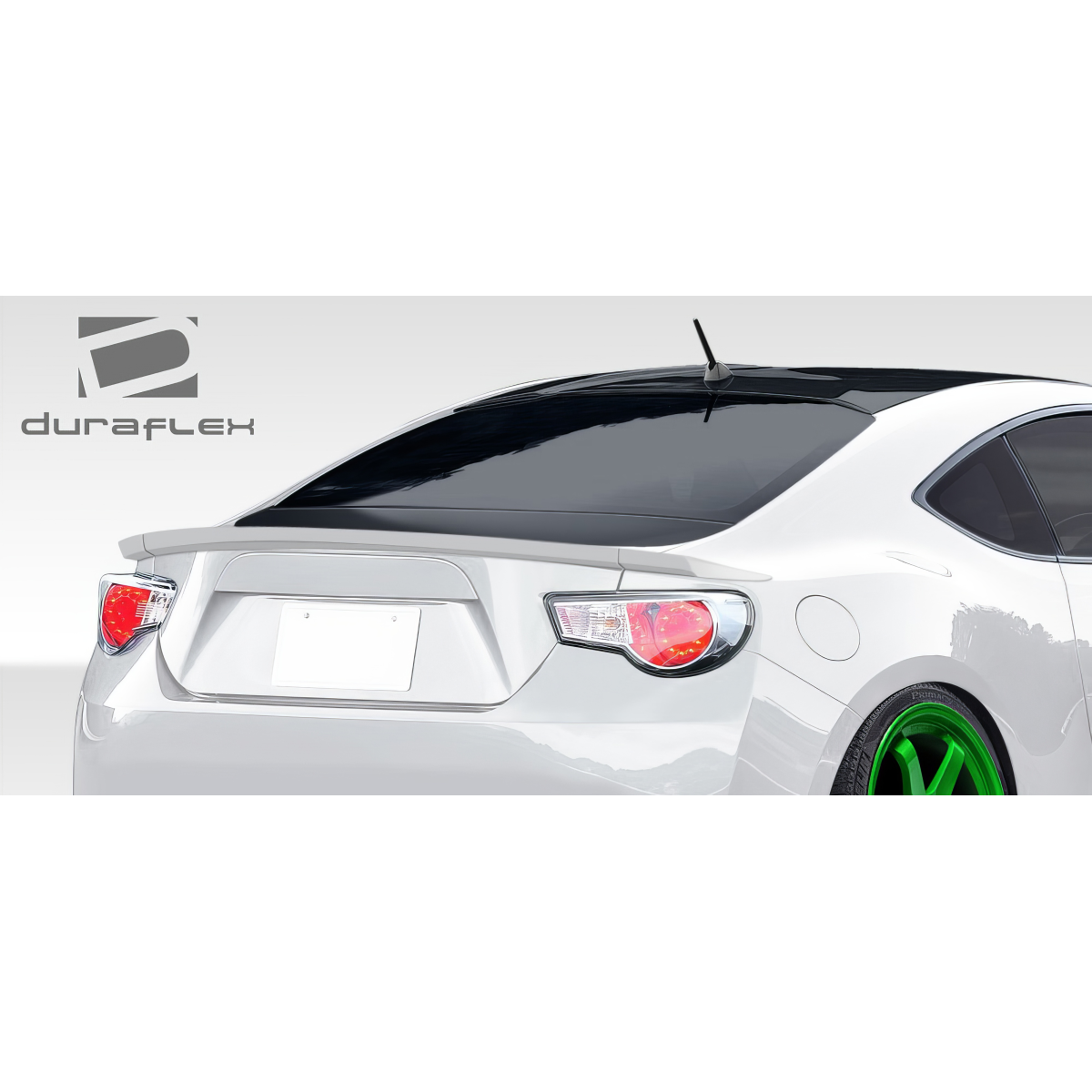 Modify your Subaru BRZ 2013 with our Exterior/Wings - The image shows a rear angle of the vehicle